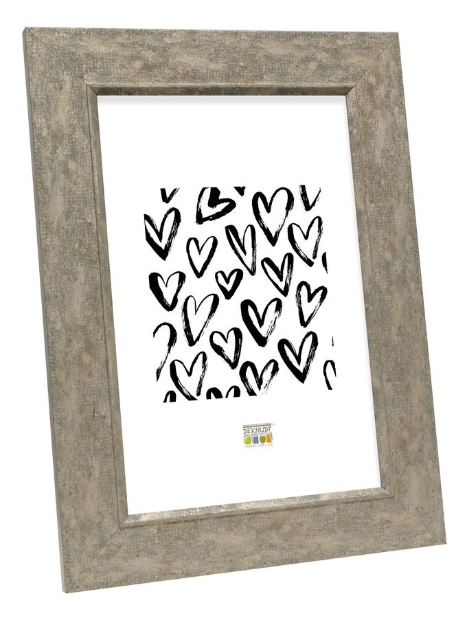 deknudt frames Cadre avec une nuance de couleur en gris-beige S48SC7