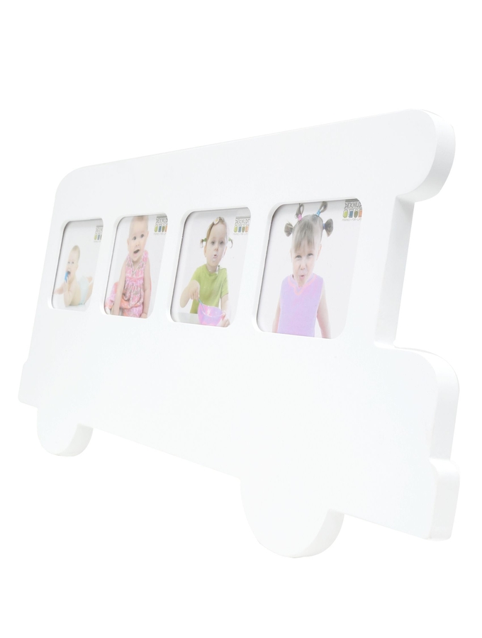 Deknudt Frames Cadre Bébé Blanc En Forme De Bus S68MF1 E4B