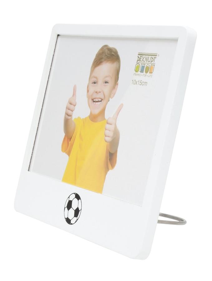 Deknudt Frames Cadre Blanc Avec Motif Balle De Foot S68KK1 E1G