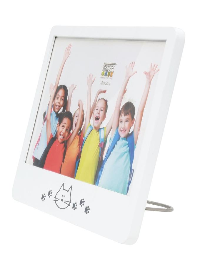 Deknudt Frames Cadre Blanc Avec Motif Chat S68KK1 E1F