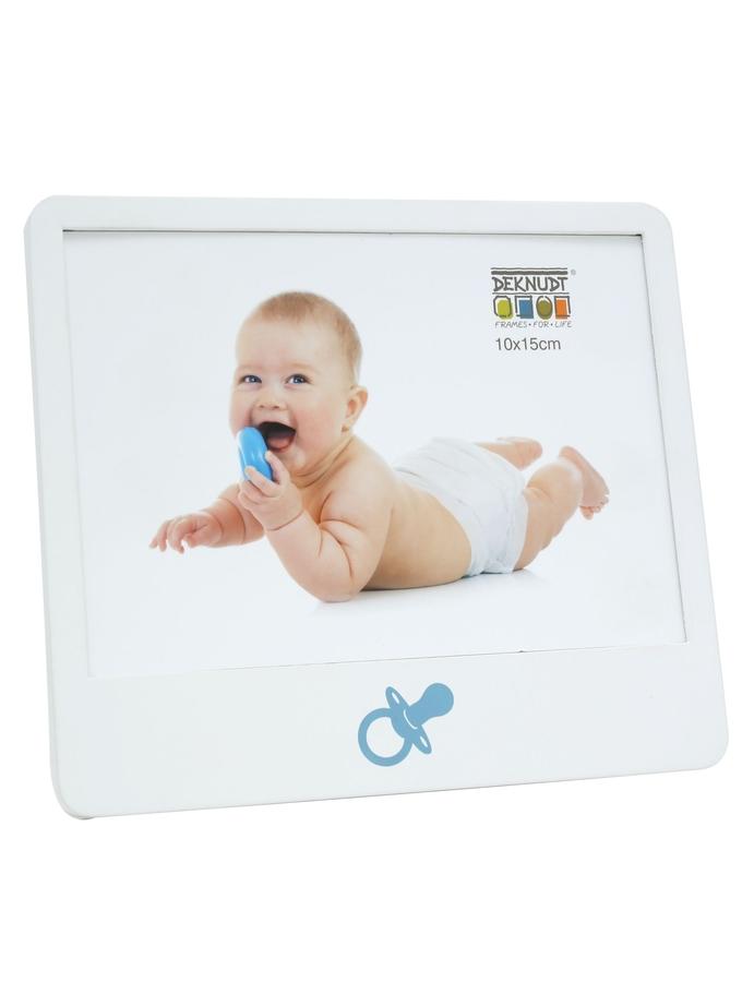deknudt frames Cadre blanc avec motif tétine S68KK1 E1D