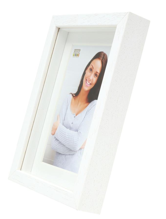 Deknudt Frames Cadre Blanc En Bois Avec Passe-partout Pour Encadrer Des Objets S223K1 P1