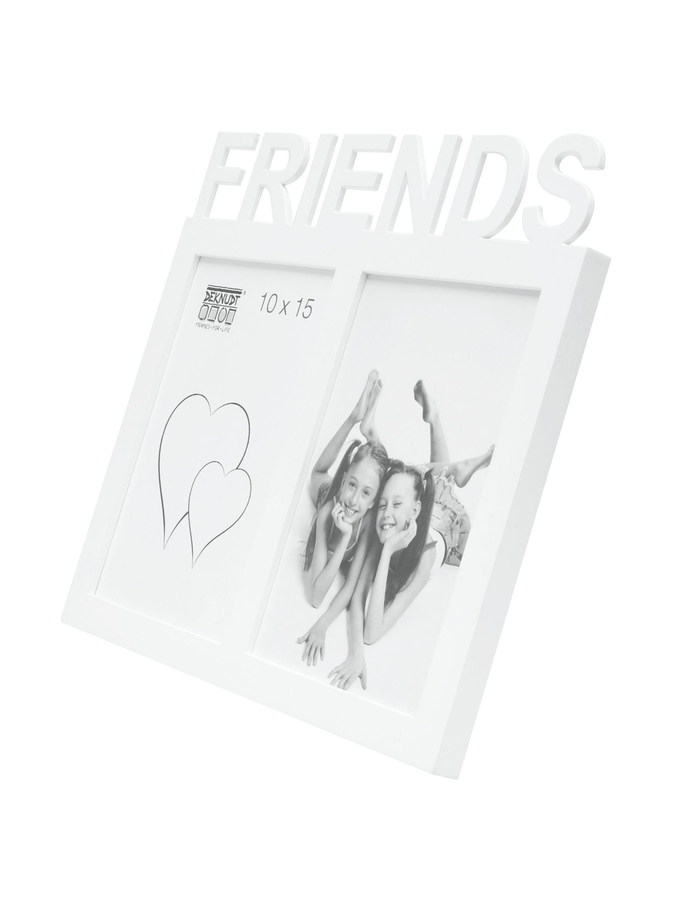 Deknudt Frames Cadre Blanc Pour 2 Photos - FRIENDS S68NK1 P2C