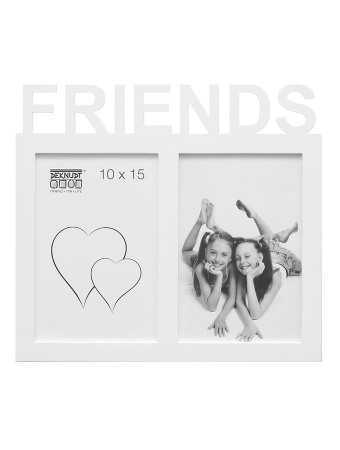 deknudt frames Cadre blanc pour 2 photos - FRIENDS S68NK1 P2C