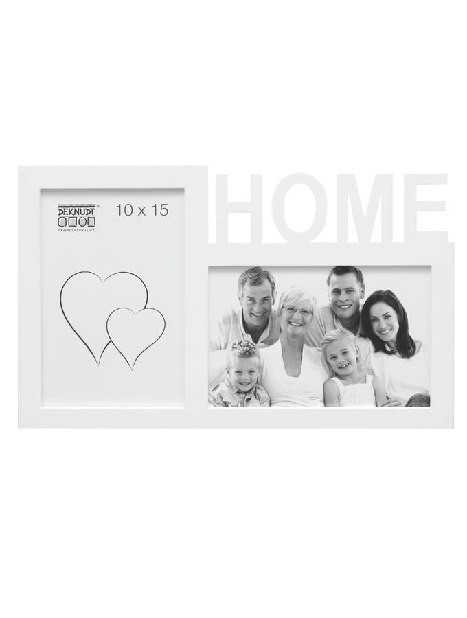 deknudt frames Cadre blanc pour 2 photos - HOME S68NK1 P2A