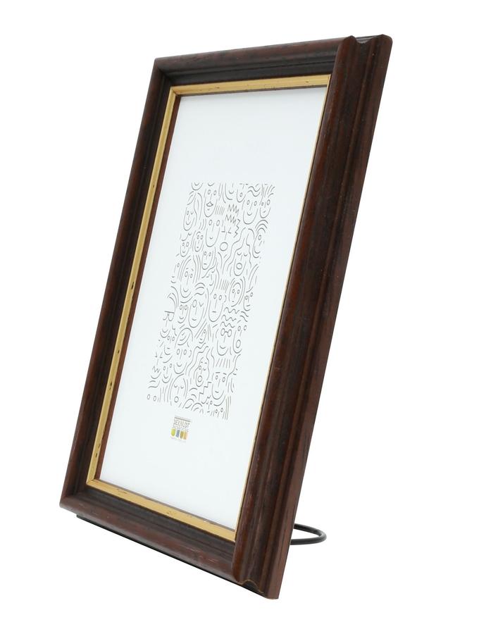 Deknudt Frames Cadre Bois Classique En Noyer Foncé S406H2