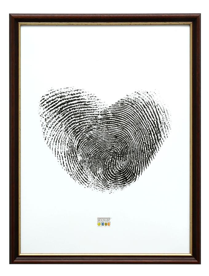 Deknudt Frames Cadre Bois Classique En Noyer Foncé S406H2