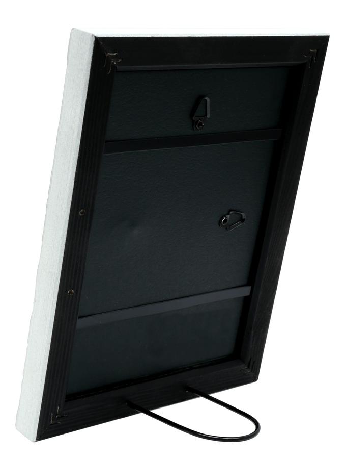 Deknudt Frames Cadre Bois En Blanc à Surface Ondulée S46HF1