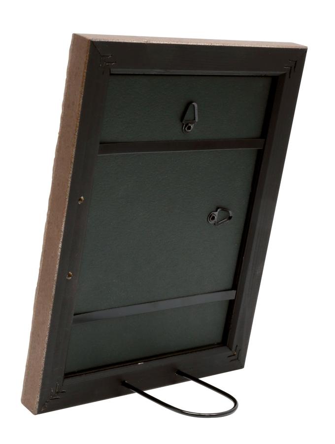 Deknudt Frames Cadre Bois En Brun à Surface Ondulée S46HF3