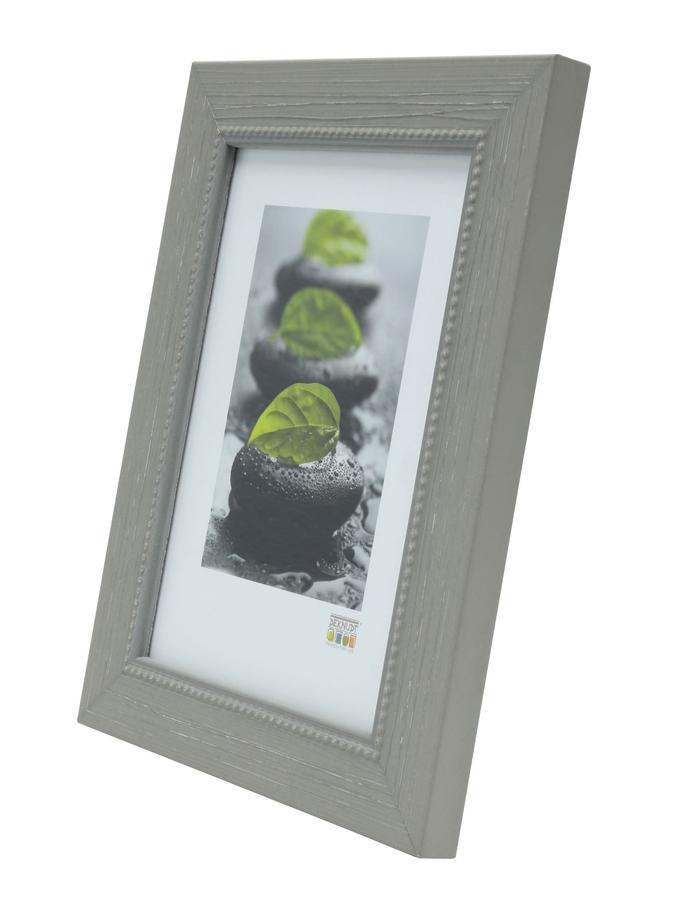 Deknudt Frames Cadre Bois En Gris Avec Filet De Perles S46KF7