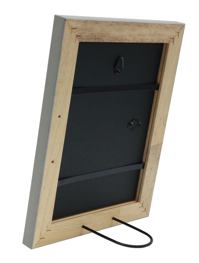 Deknudt Frames Cadre Bois En Gris Avec Filet De Perles S46KF7