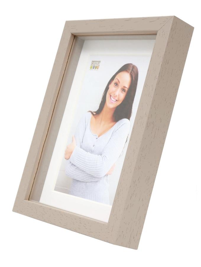 Deknudt Frames Cadre Bois En Taupe Avec Passe-partout Pour Encadrer Des Objets S223K7 P1