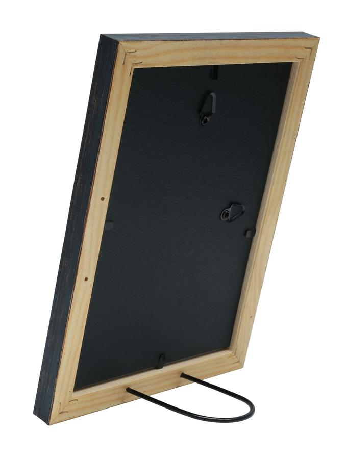 Deknudt Frames Cadre Bois Noir Dans Une Finition Bois De Plage S46MF2