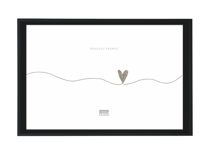 Deknudt Frames Cadre Bois Pour Toile En Noir S40TF9