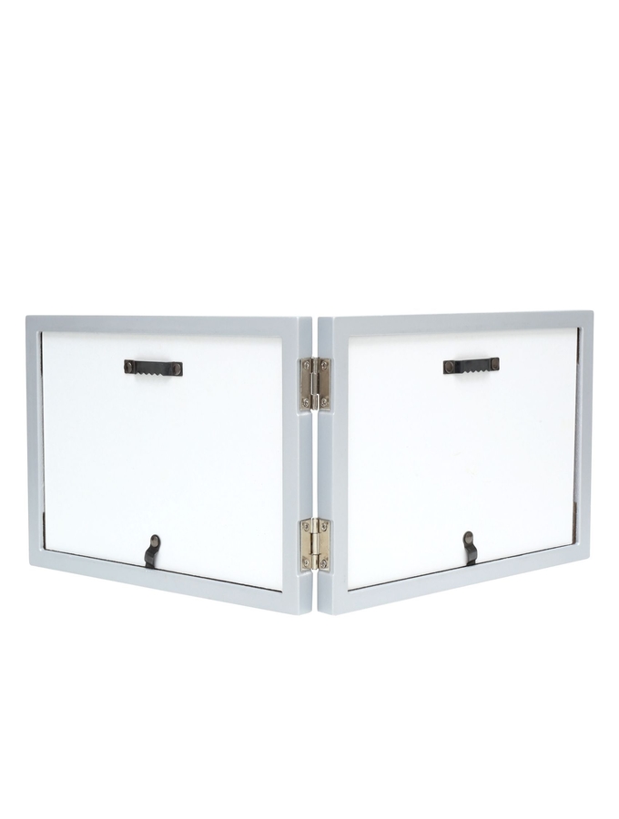 Deknudt Frames Cadre Diptyque En Argenté Pour Photos Horizontales S68FD1 H2H