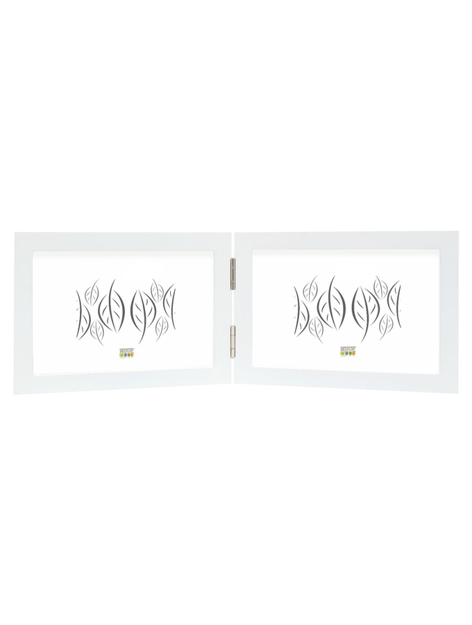 deknudt frames Cadre diptyque en blanc pour photos horizontales S68FK1 H2H
