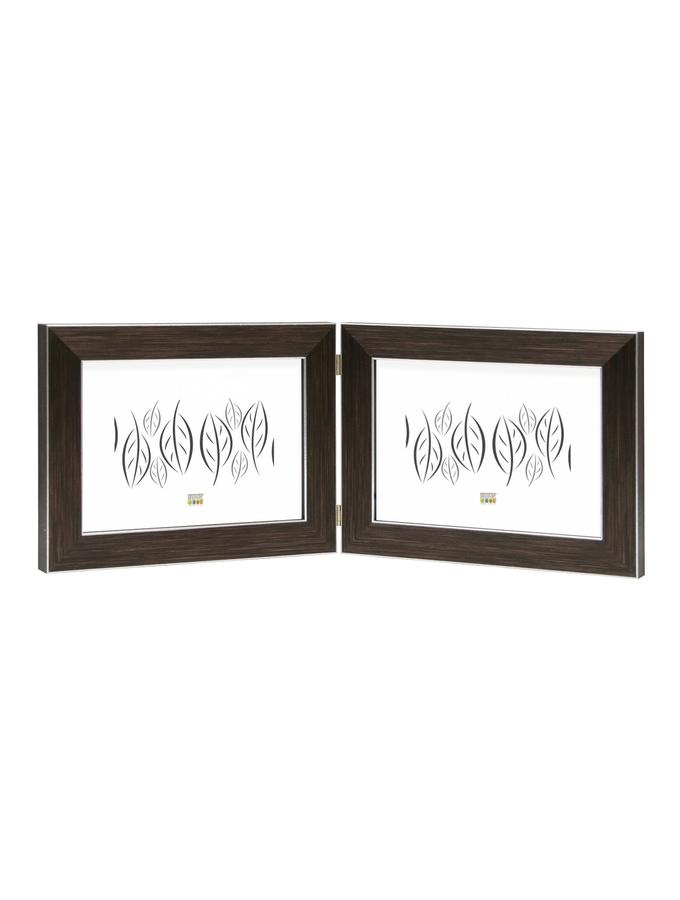 deknudt frames Cadre diptyque en brun pour photos horizontales S41VK3 H2H