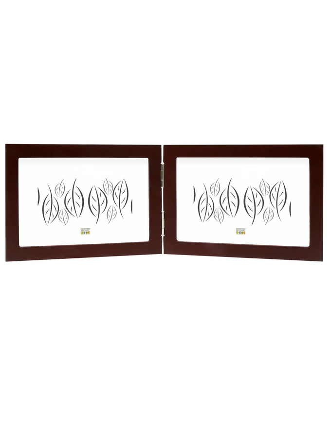 deknudt frames Cadre diptyque en brun pour photos horizontales S68FV3 H2H