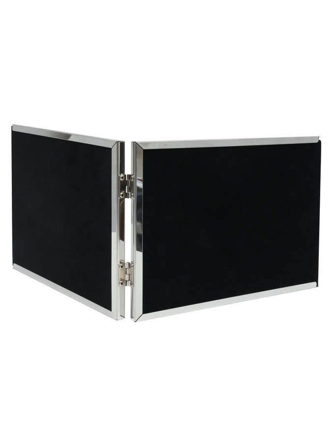 Deknudt Frames Cadre Diptyque En Couleur Argenté Brillant Pour 2 Photos Horizontales S57MQ1 H2H