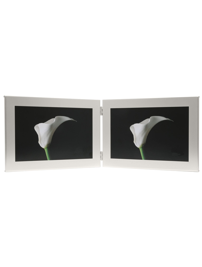 deknudt frames Cadre diptyque en couleur argenté mat pour photos horizontales S58MQ2