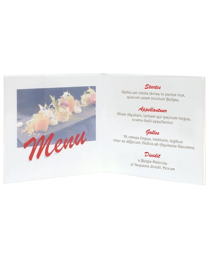 Deknudt Frames Cadre Diptyque En Résine Transparent Pour Photos Verticales S58RL2 H2V