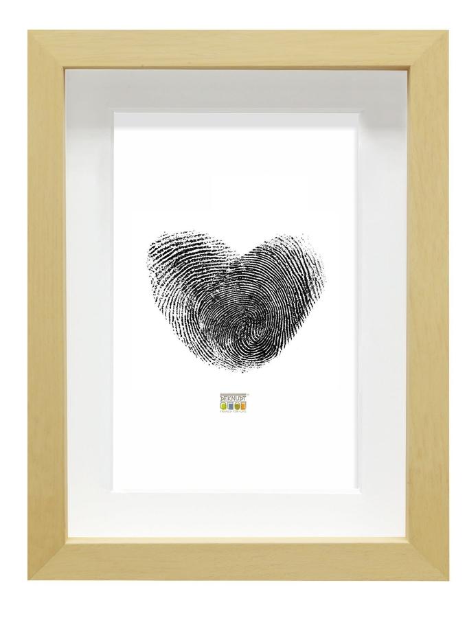 deknudt frames Cadre en bois clair avec passe-partout pour encadrer des objets S223H1 P1