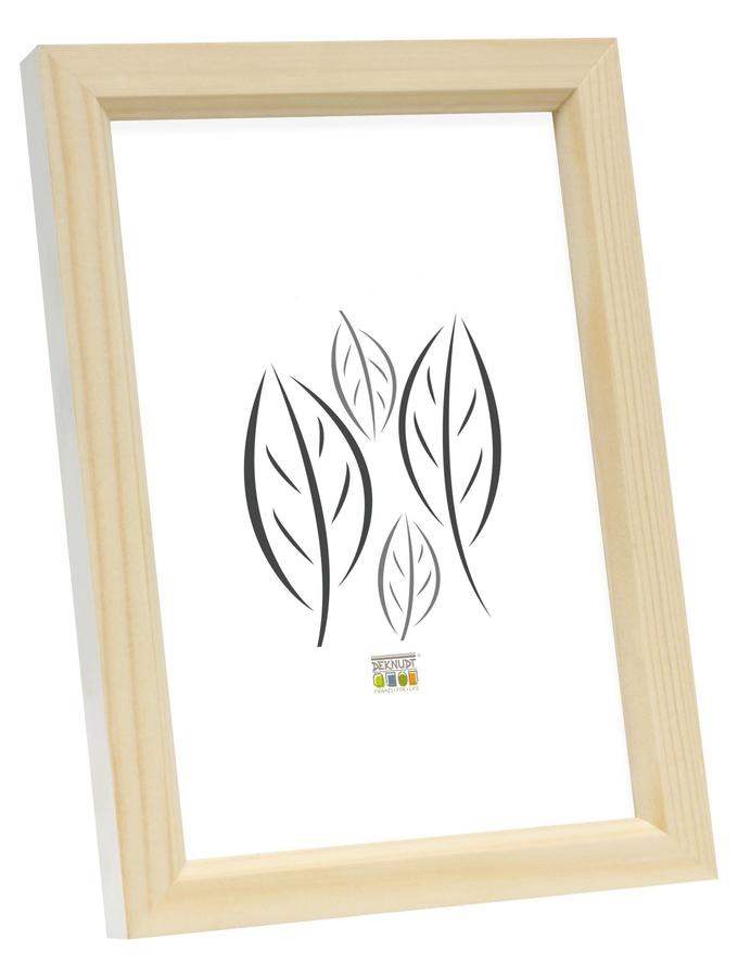 deknudt frames Cadre en bois naturel avec côté blanc S233H1