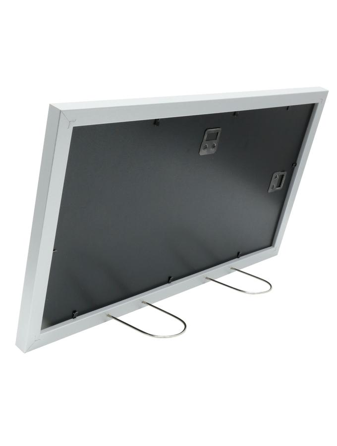 Deknudt Frames Cadre En Couleur Argenté Avec Passe-partout Pour 3 Photos S66KD1 P3V