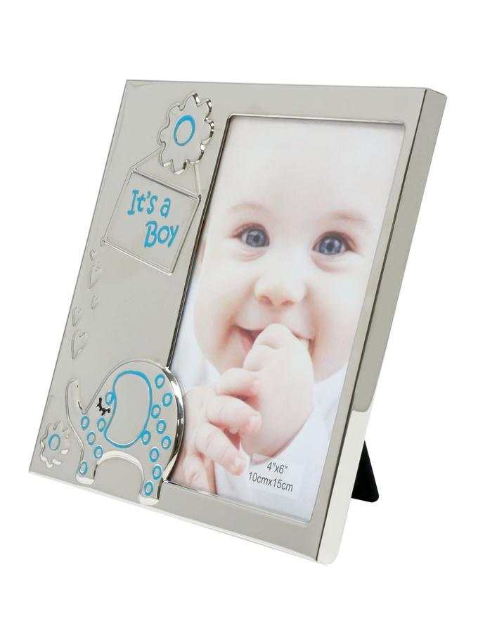 Deknudt Frames Cadre En Couleur Argenté 'it's A Boy' S57MA1