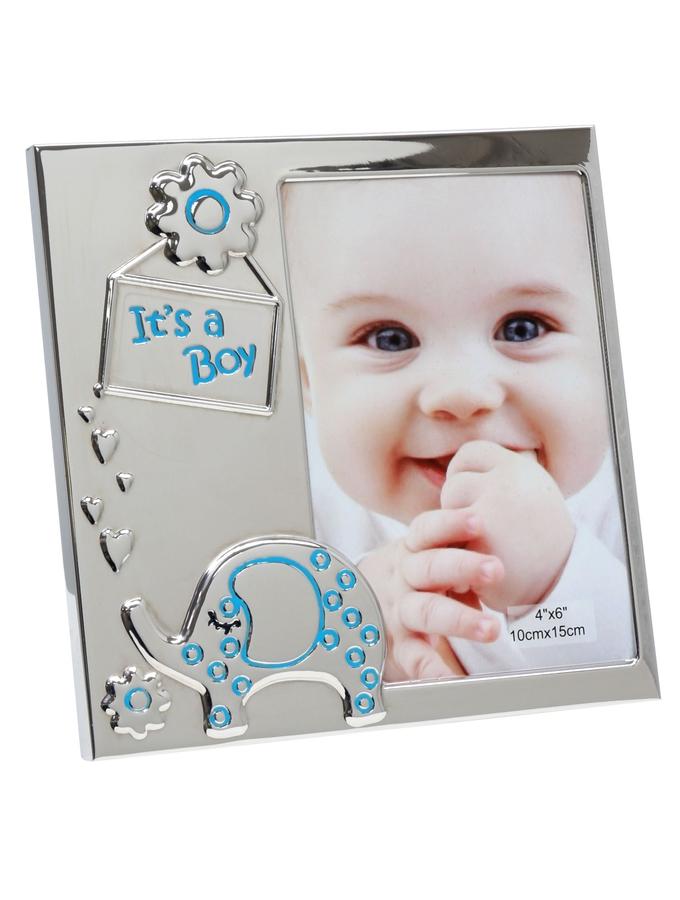 deknudt frames Cadre en couleur argenté 'it's a boy' S57MA1