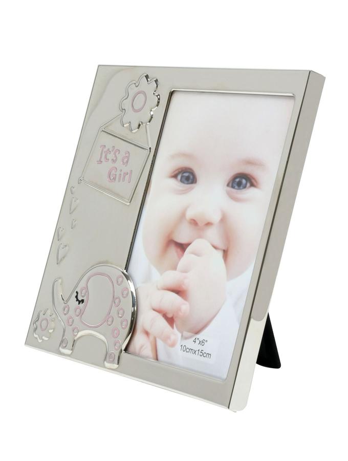 Deknudt Frames Cadre En Couleur Argenté 'it's A Girl' S57MA2