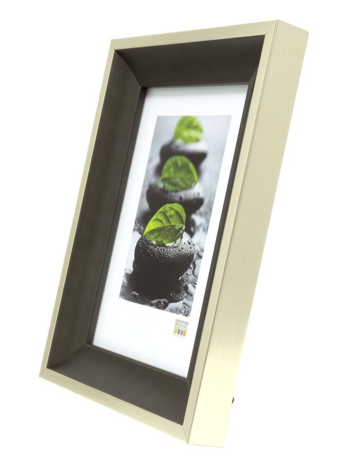 Deknudt Frames Cadre En Couleur Gris Combiné Avec De L'argenté S46GD7