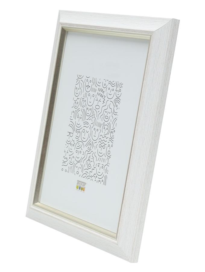 Deknudt Frames Cadre En Look Peint Blanc Avec Biseau Assorti S42JF1