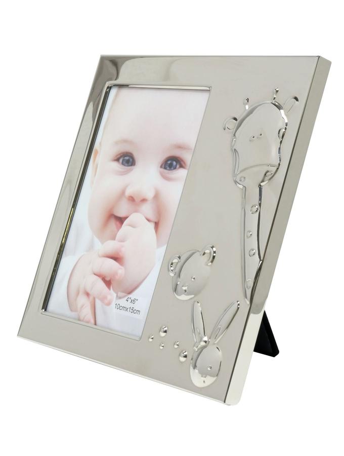 Deknudt Frames Cadre En Métal Couleur Argenté Avec Girafe S57MB1