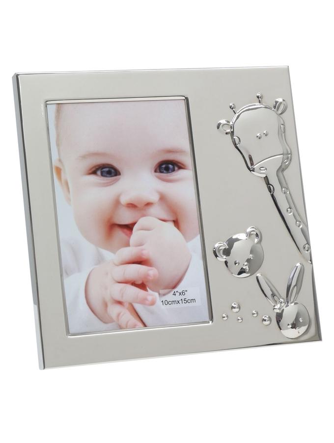 deknudt frames Cadre en métal couleur argenté avec girafe S57MB1