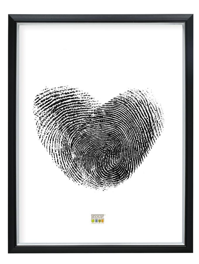 Deknudt Frames Cadre En Noir Avec Biseau Assorti S42JH2