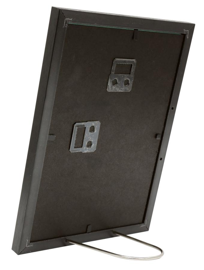 Deknudt Frames Cadre En Noir Avec Biseau En Couleur Argenté S46AF2