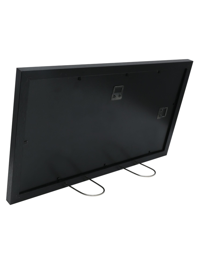 Deknudt Frames Cadre En Noir Avec Passe-partout Pour 3 Photos S66KA3