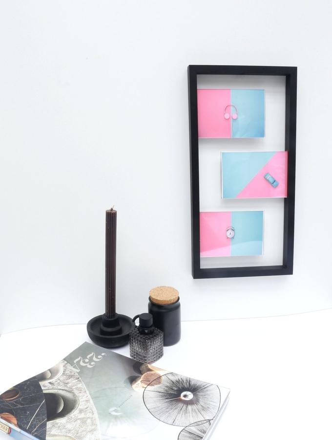 Deknudt Frames Cadre En Noir Pour 3 Photos S68UA2 P3