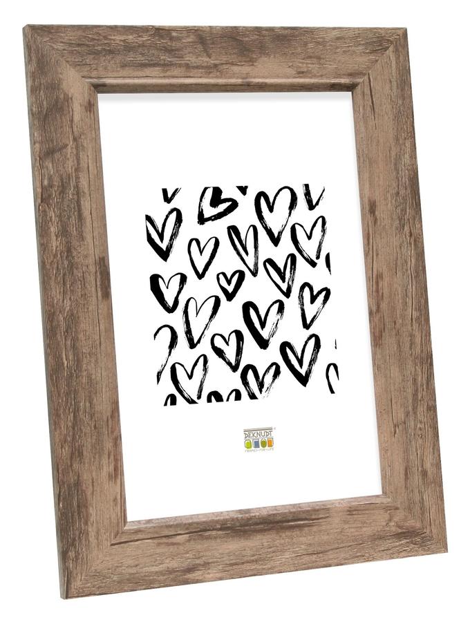 deknudt frames Cadre en ton bois chaud couleur brun S48SH3