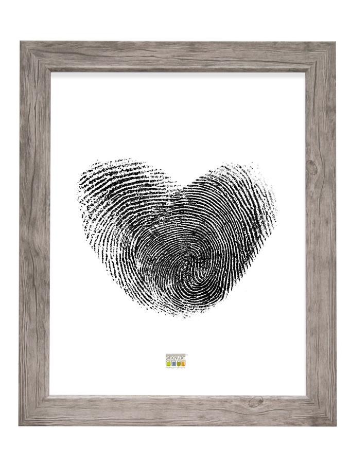 deknudt frames Cadre en ton bois chaud couleur gris-beige S48SH7