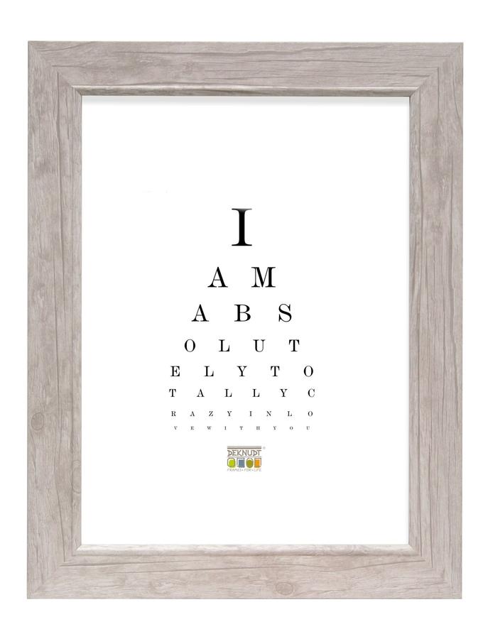 deknudt frames Cadre en ton bois chaud couleur naturel S48SH1