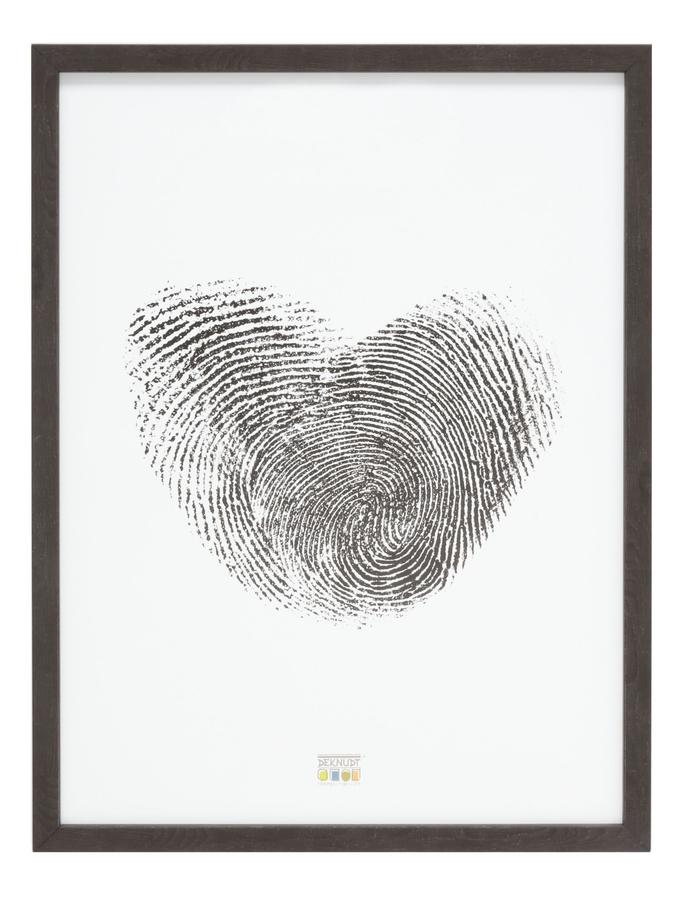 Deknudt Frames Cadre étroit Bois En Brun Foncé S43AH2