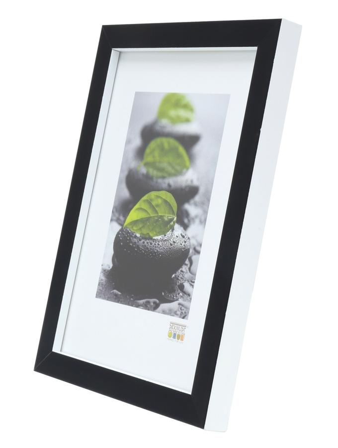 Deknudt Frames Cadre étroit En Noir Avec Intérieur Blanc S43AL2