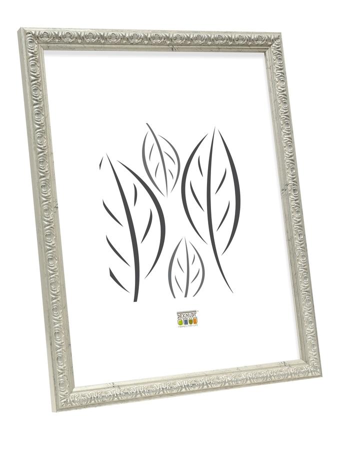 deknudt frames Cadre fin style retro en couleur argenté S95LD1