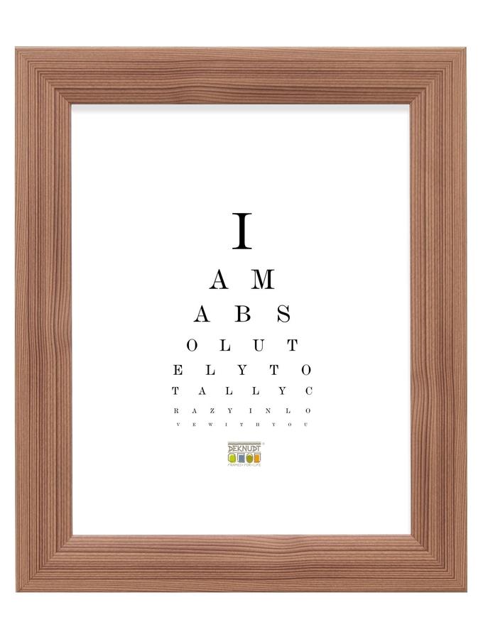 deknudt frames Cadre large en couleur châtaignier bois S53GH3