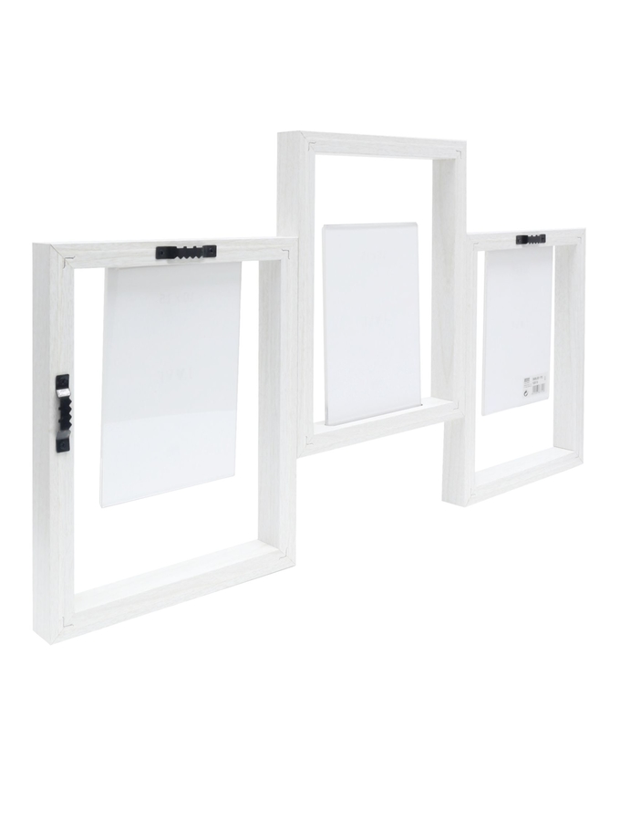 Deknudt Frames Cadre Multivue En Blanc Pour 3 Photos S68UB1 P3