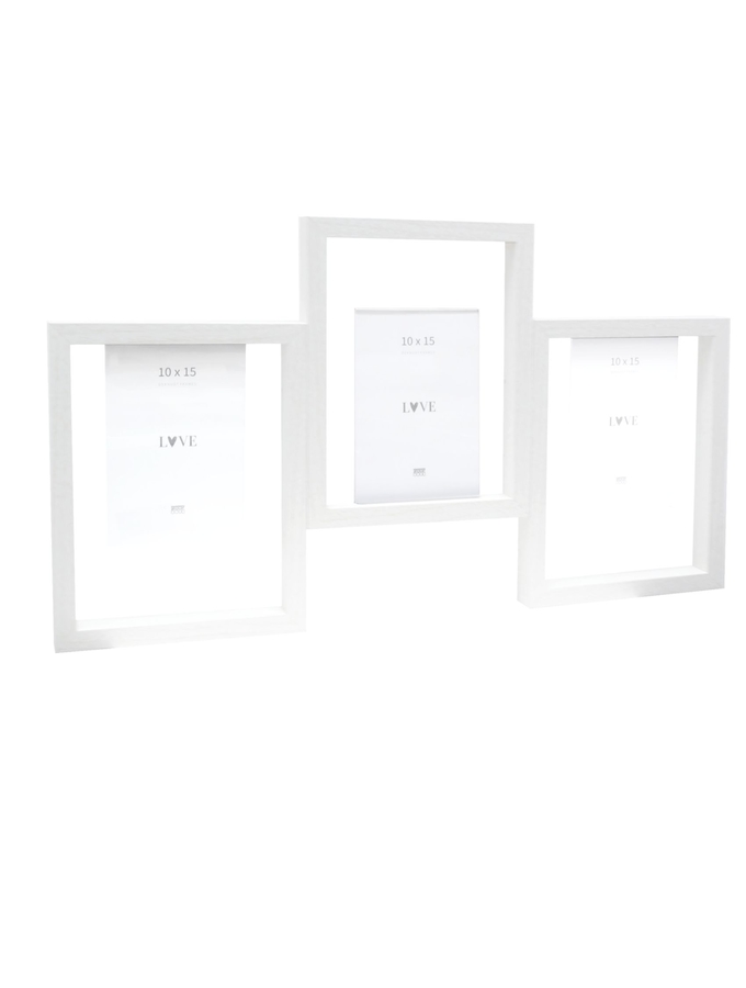 deknudt frames Cadre multivue en blanc pour 3 photos S68UB1 P3