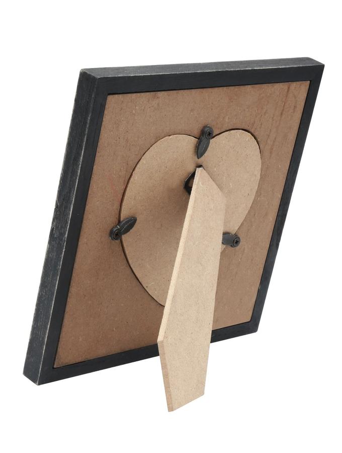 Deknudt Frames Cadre Noir Avec Pptt En Bois Découpe En Coeur S67TW2 E1