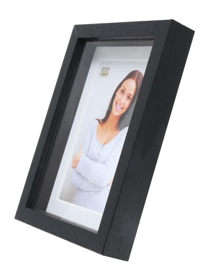Deknudt Frames Cadre Noir En Bois Avec Passe-partout Pour Encadrer Des Objets S223K2 P1
